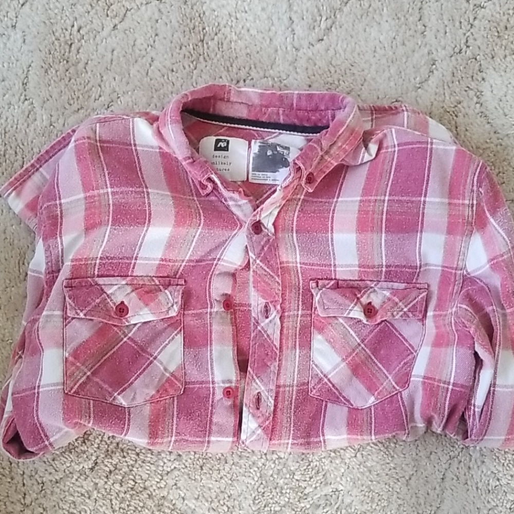 Analog flannel button shirt